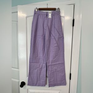 NWT Abercrombie and Fitch linen wide leg pants